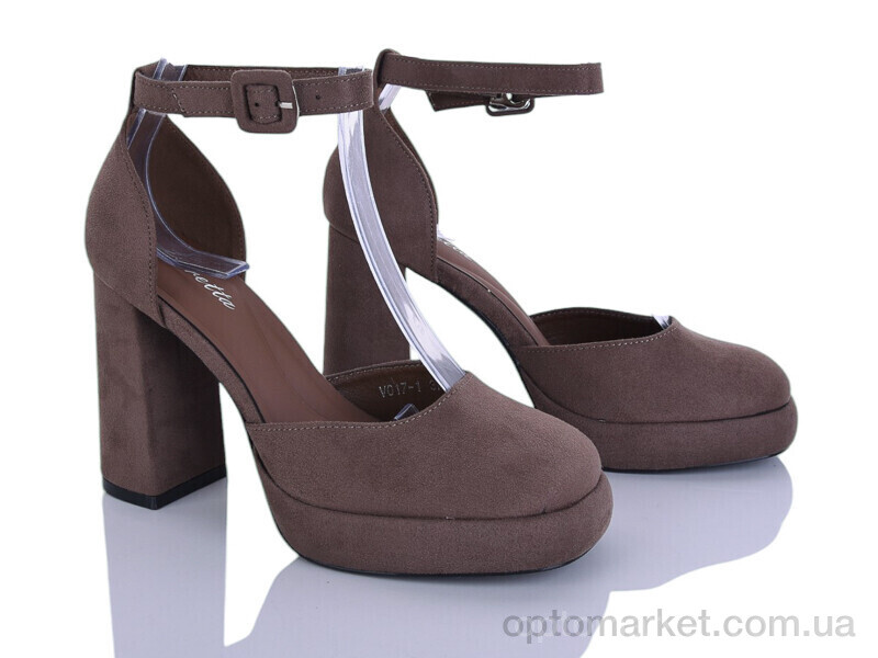 Купить Туфлі жіночі V017-1 Loretta коричневий, фото 1