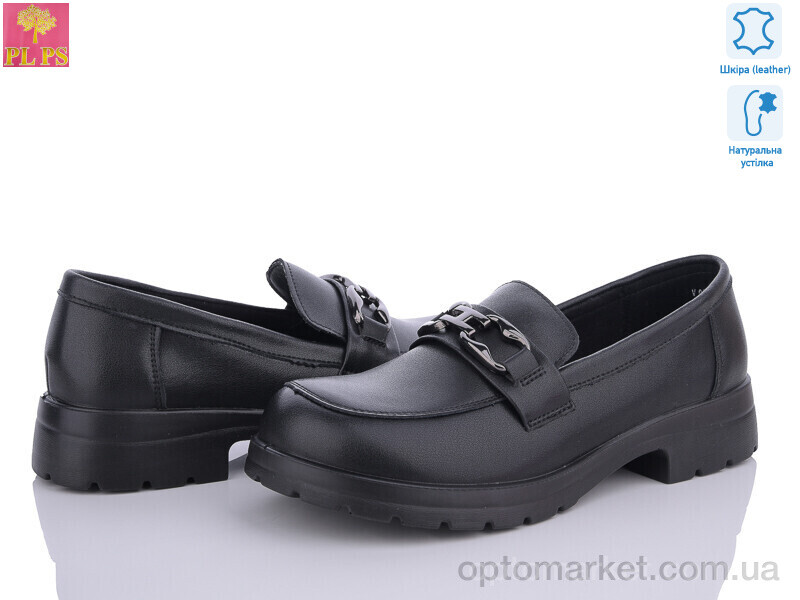 Купить Туфлі жіночі V02-1 PLPS чорний, фото 1
