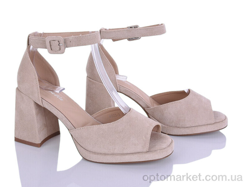 Купить Босоніжки жіночі V023-3 Loretta бежевий, фото 1