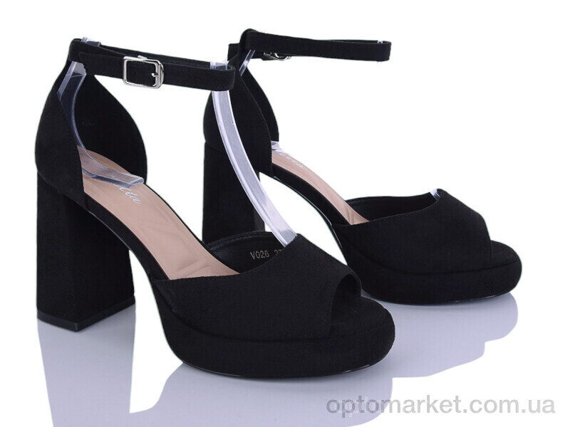 Купить Босоніжки жіночі V026 Loretta чорний, фото 1