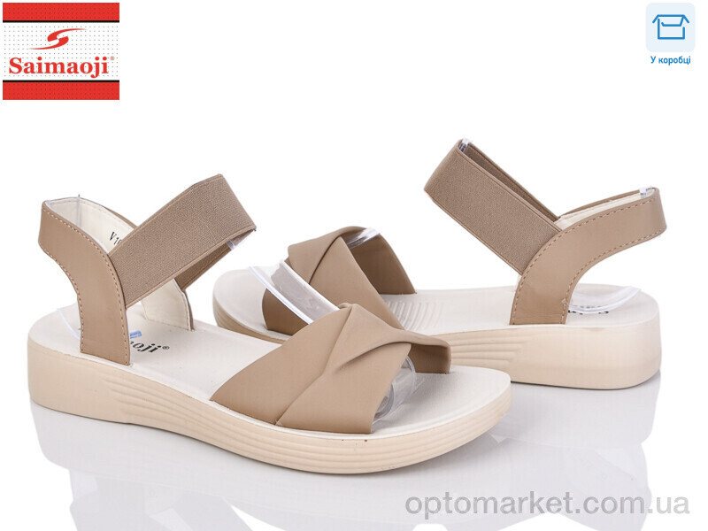 Купить Босоніжки жіночі V10-15 Saimaoji коричневий, фото 1