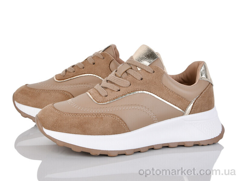 Купить Кросівки жіночі V1001-3 Platinum коричневий, фото 1
