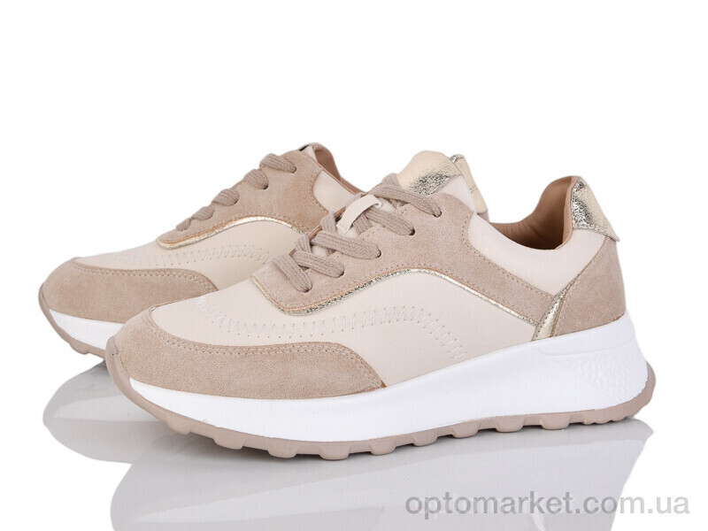 Купить Кросівки жіночі V1001-5 Platinum бежевий, фото 1