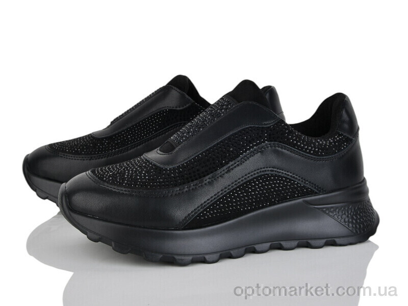 Купить Кросівки жіночі V1002-1 Platinum чорний, фото 1