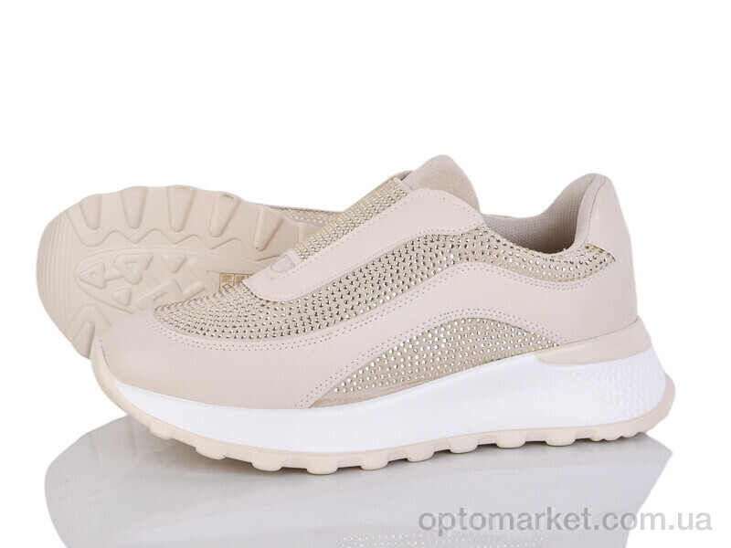 Купить Кросівки жіночі V1002-6 Platinum бежевий, фото 1