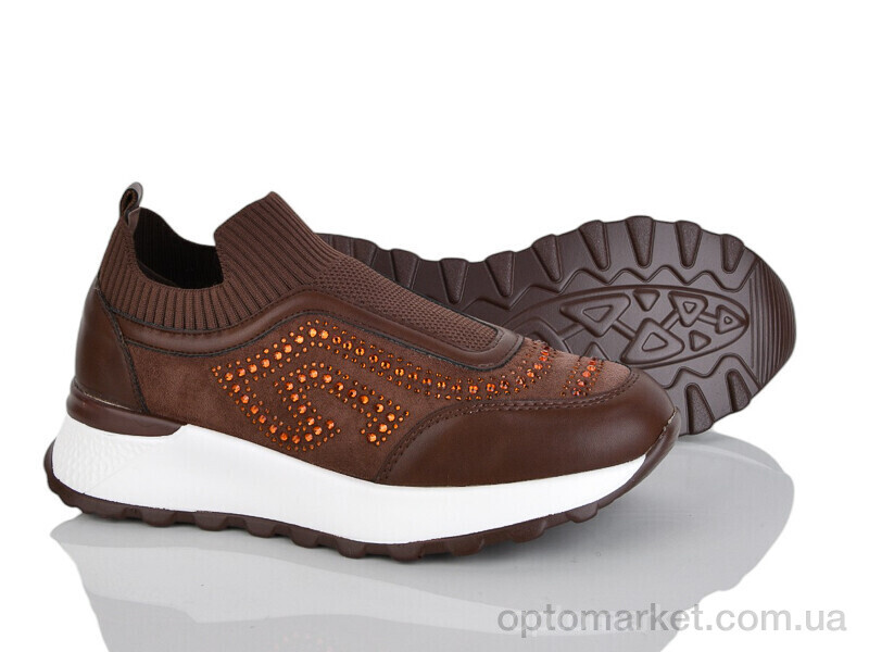 Купить Кросівки жіночі V1003-2 Platinum коричневий, фото 1