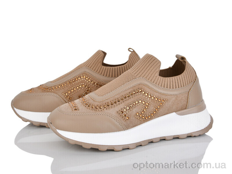Купить Кросівки жіночі V1003-3 Platinum коричневий, фото 1