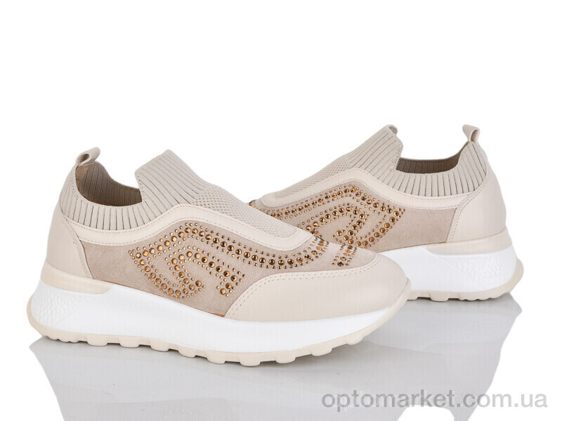 Купить Кросівки жіночі V1003-4 Platinum бежевий, фото 1