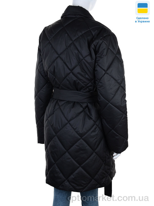 Купить Пальто жіночі V2 чорний Divo чорний, фото 2