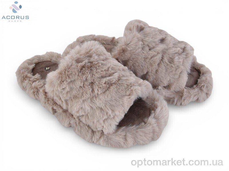 Купить Капці чоловічі V2 l.brown Acorus коричневий, фото 1