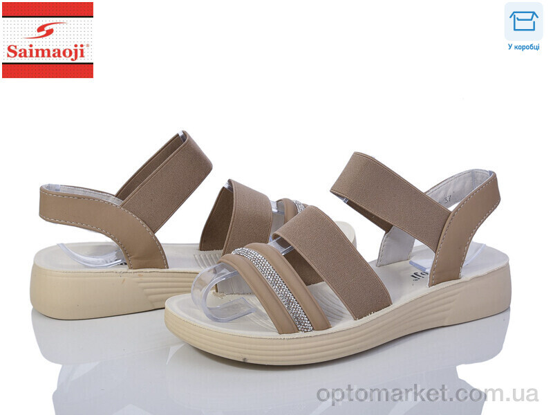 Купить Босоніжки жіночі V28-15 Saimaoji коричневий, фото 1