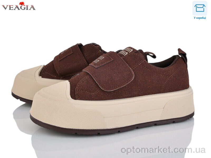 Купить Кросівки жіночі V3327-5 Veagia коричневий, фото 1