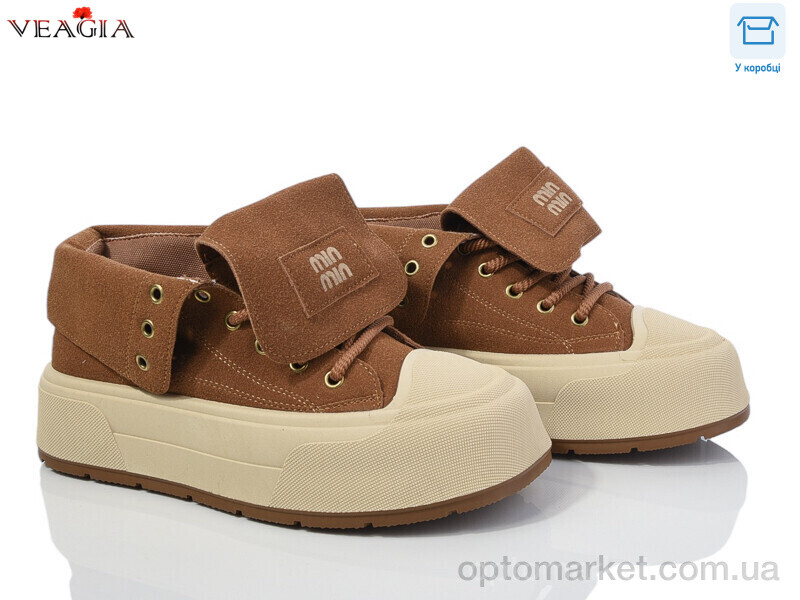 Купить Кросівки жіночі V3328-3 Veagia коричневий, фото 1