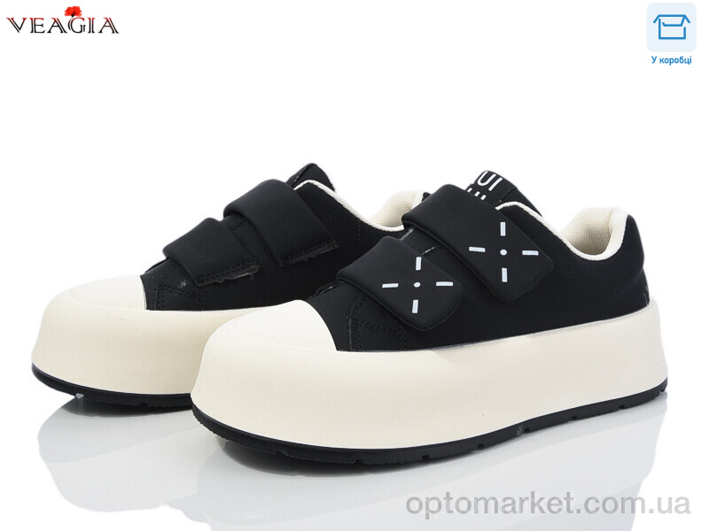 Купить Кросівки жіночі V3332-1 Veagia чорний, фото 1