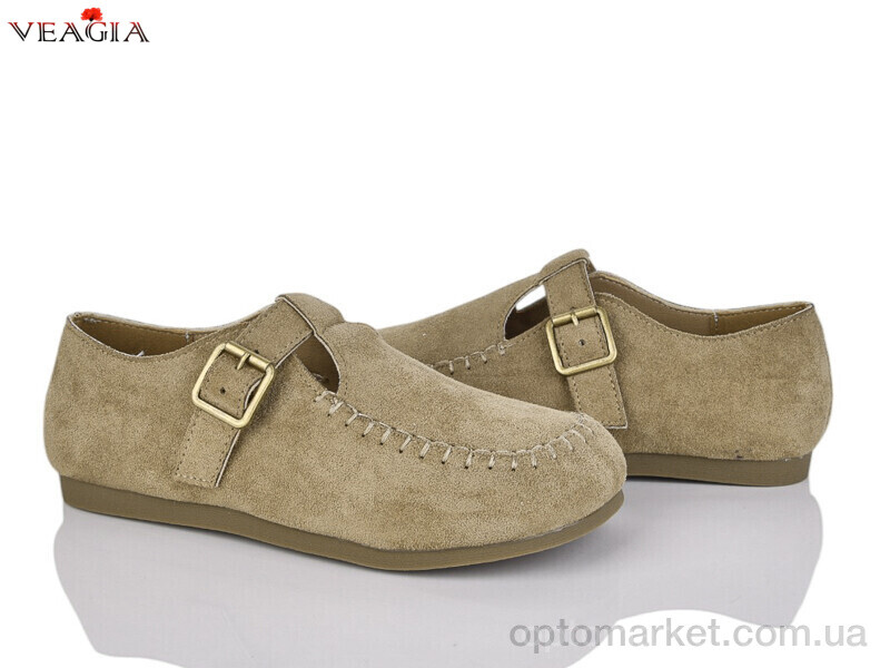 Купить Мокасини жіночі V3376-1 Veagia бежевий, фото 1