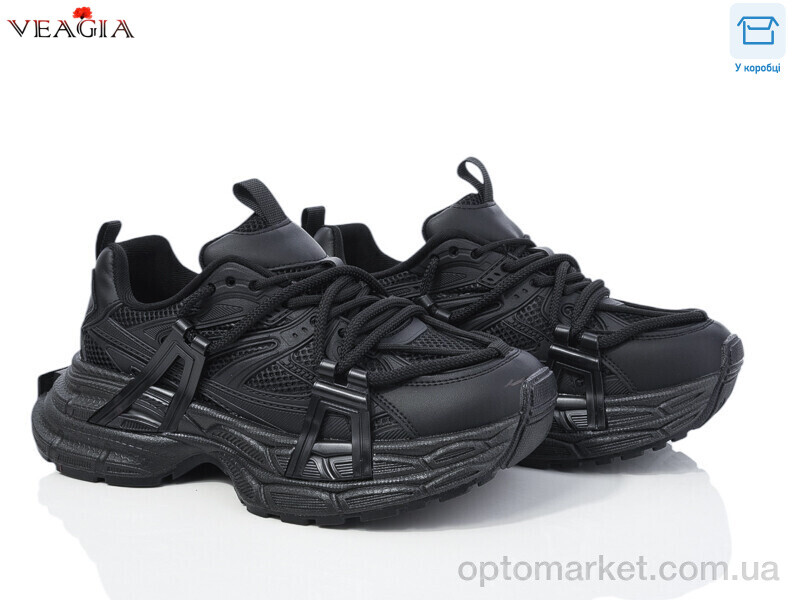 Купить Кросівки жіночі V3522 FAN чорний, фото 1