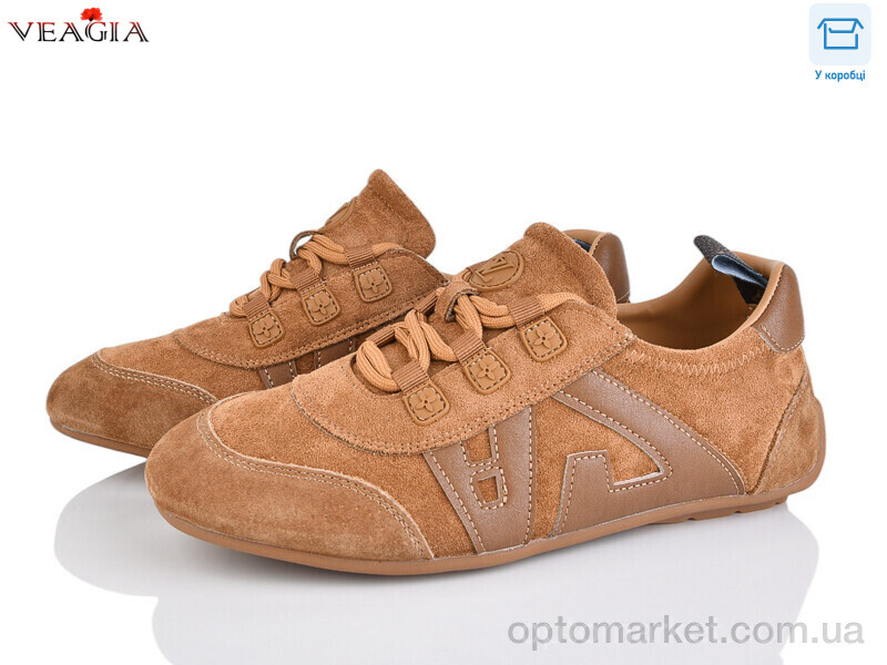 Купить Кросівки жіночі V3528-16 FAN коричневий, фото 1