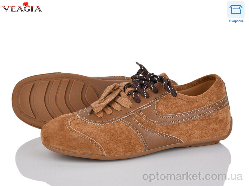 Купить Кросівки жіночі V3529-16 FAN коричневий, фото 1