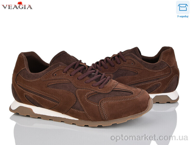 Купить Кросівки жіночі V3533-12 FAN коричневий, фото 1