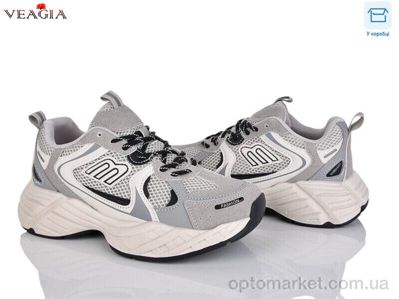 Купить Кросівки жіночі V3601-2 FAN сірий, фото 1