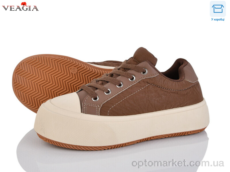Купить Кросівки жіночі V973-12 Veagia коричневий, фото 1
