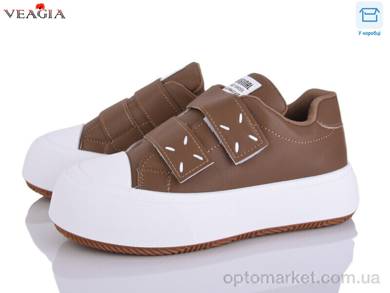 Купить Кросівки жіночі V976-12 Veagia коричневий, фото 1