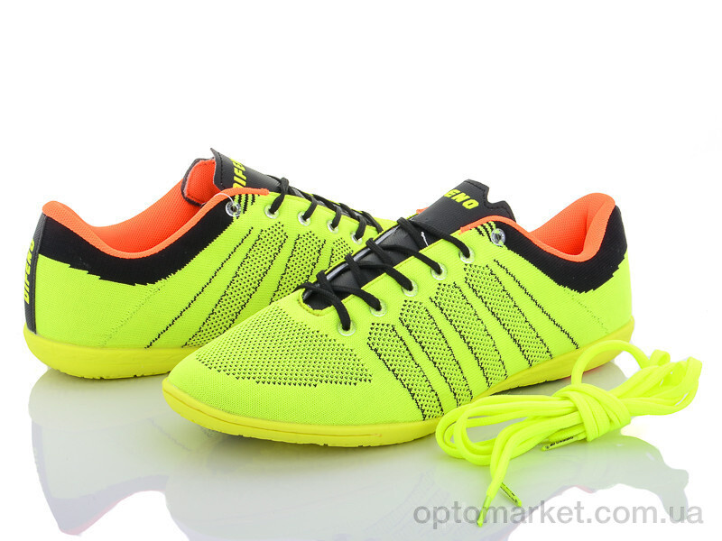 Купить Футбольне взуття чоловічі VA1529-1 Difeno жовтий, фото 1