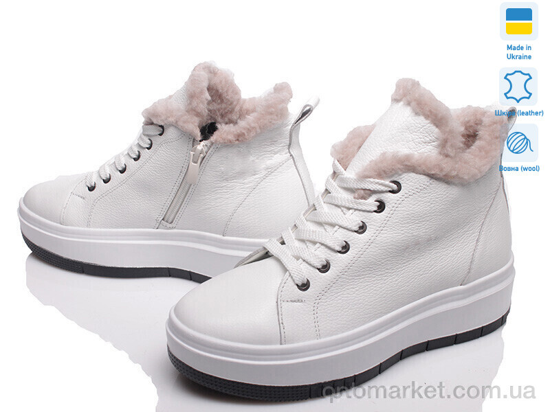 Купить Черевики жіночі VARTAN 1438 б фл VARTAN білий, фото 1