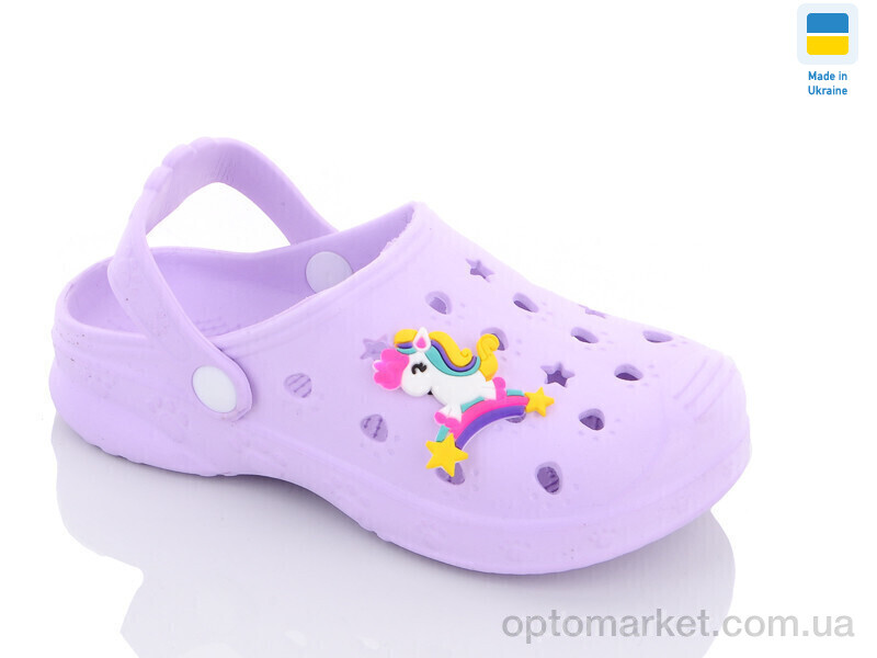 Купить Крокси дитячі Верта дит. крокси св.бузковий Verta фіолетовий, фото 1