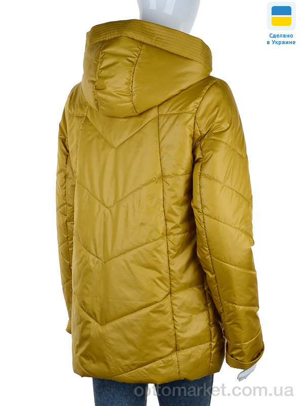 Купить Куртка жіночі Весна 1 гірчиця Divo жовтий, фото 2