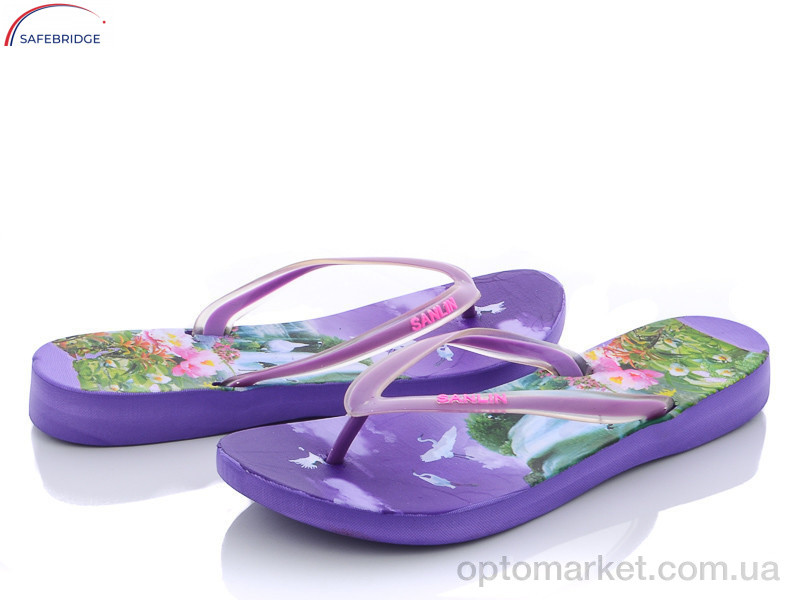 Купить Шльопанці жіночі VH251-12 violet Sanlin фіолетовий, фото 1