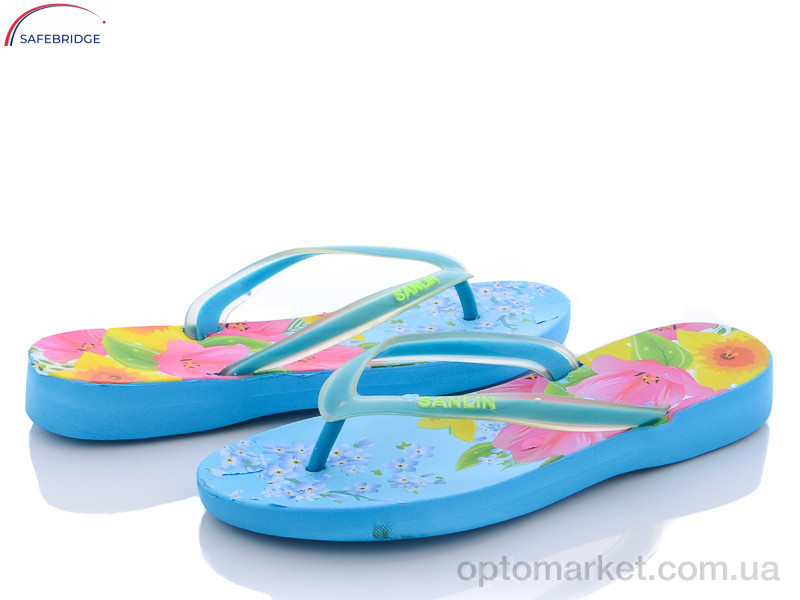 Купить Шльопанці жіночі VH252-12 blue Sanlin блакитний, фото 1