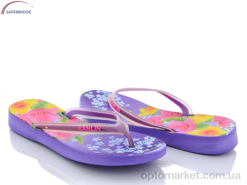 Купить Шльопанці жіночі VH252-12 violet Sanlin фіолетовий, фото 1
