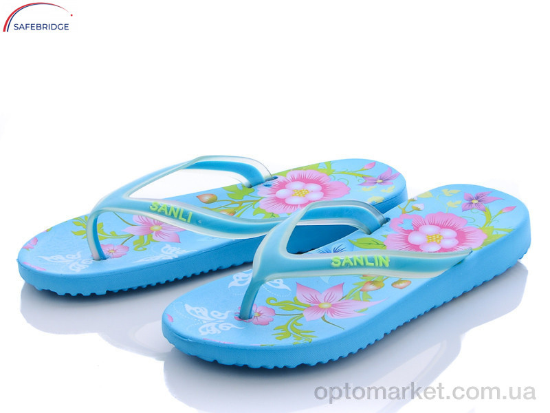Купить Шльопанці жіночі VH55-12 blue Sanlin блакитний, фото 1