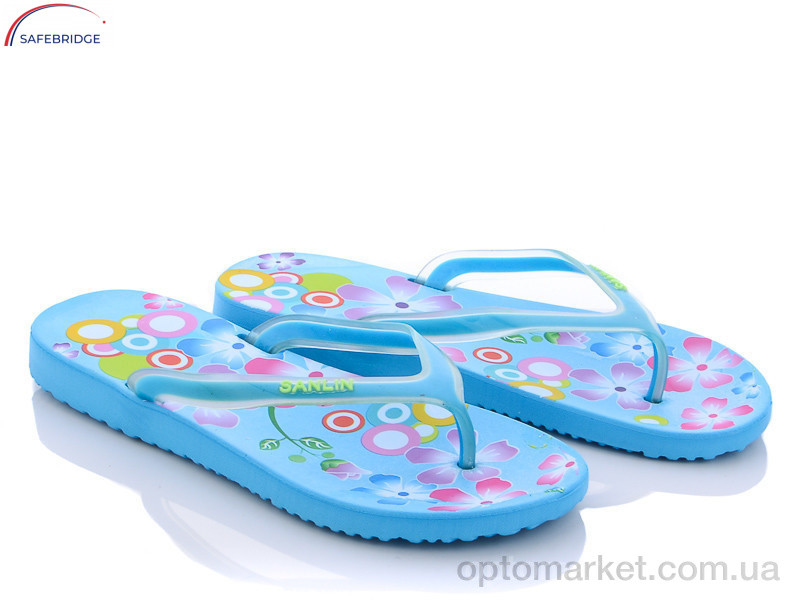 Купить Шльопанці жіночі VH56-12 blue Sanlin блакитний, фото 1