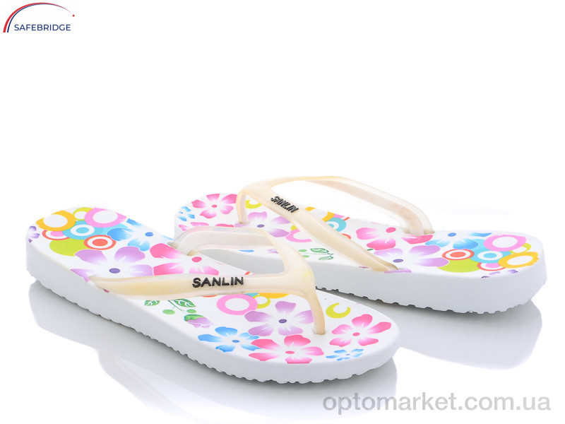 Купить Шльопанці жіночі VH56-12 white Sanlin білий, фото 1