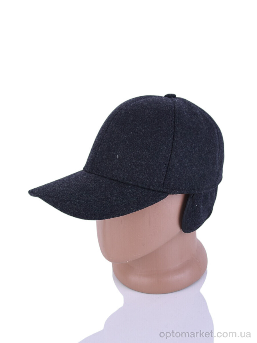 Купить Кепка чоловічі Вовна т.сірий Королева сірий, фото 1