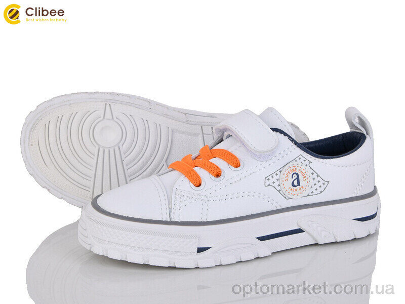 Купить Кеди дитячі VQ74-1 navy Apawwa білий, фото 1