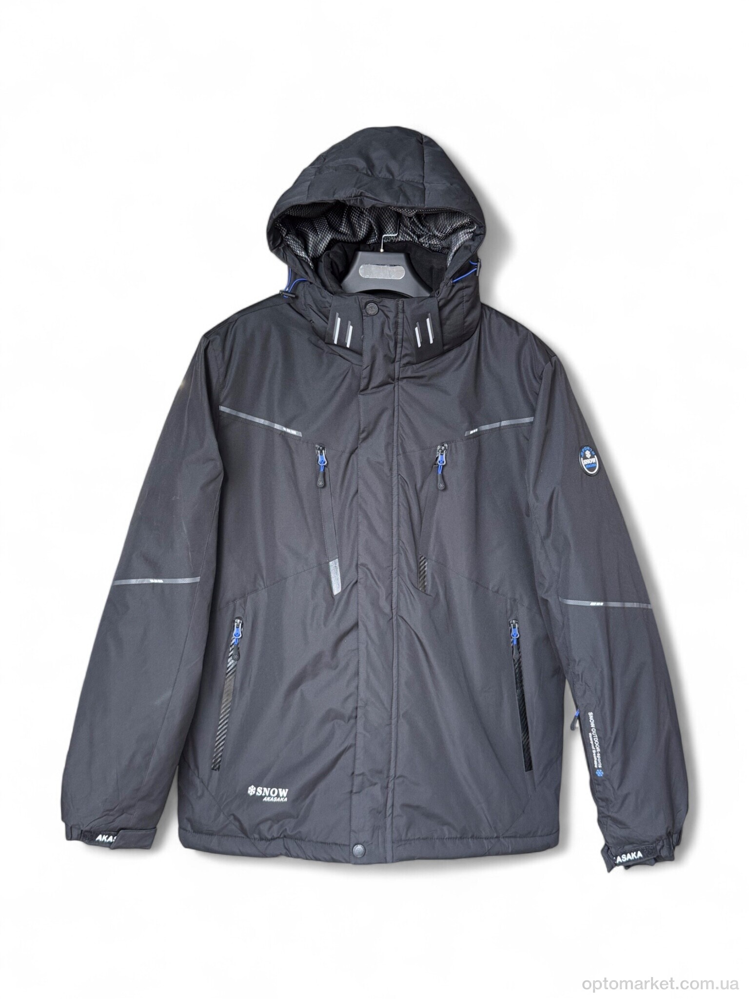 Купить Куртка чоловічі VS25031-6 black SNOW AKASAKA чорний, фото 1