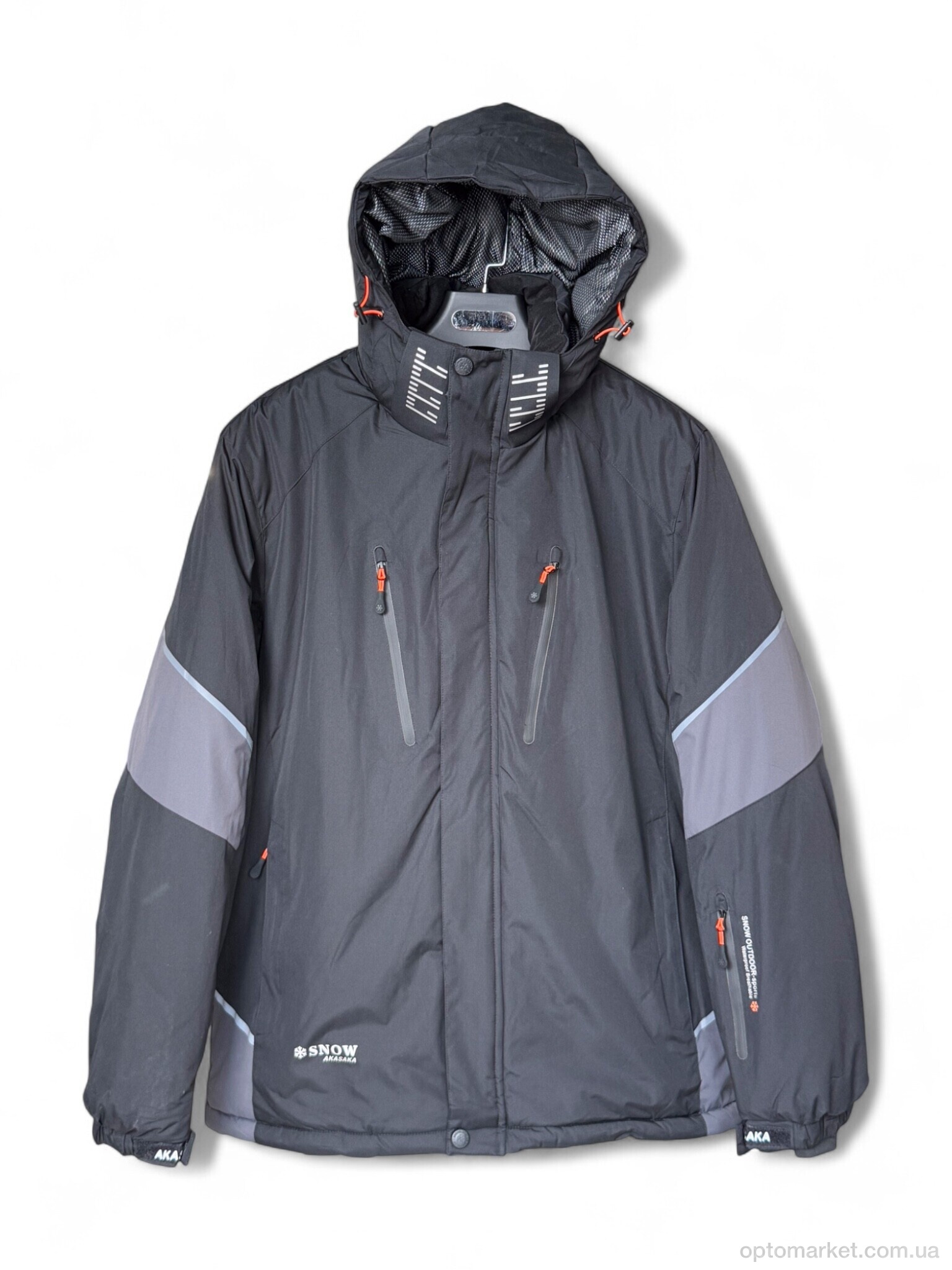 Купить Куртка чоловічі VS25059-6 black SNOW AKASAKA чорний, фото 1