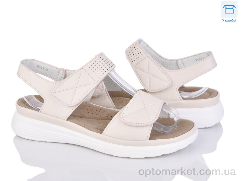 Купить Босоніжки жіночі W02-3 L&M бежевий, фото 1