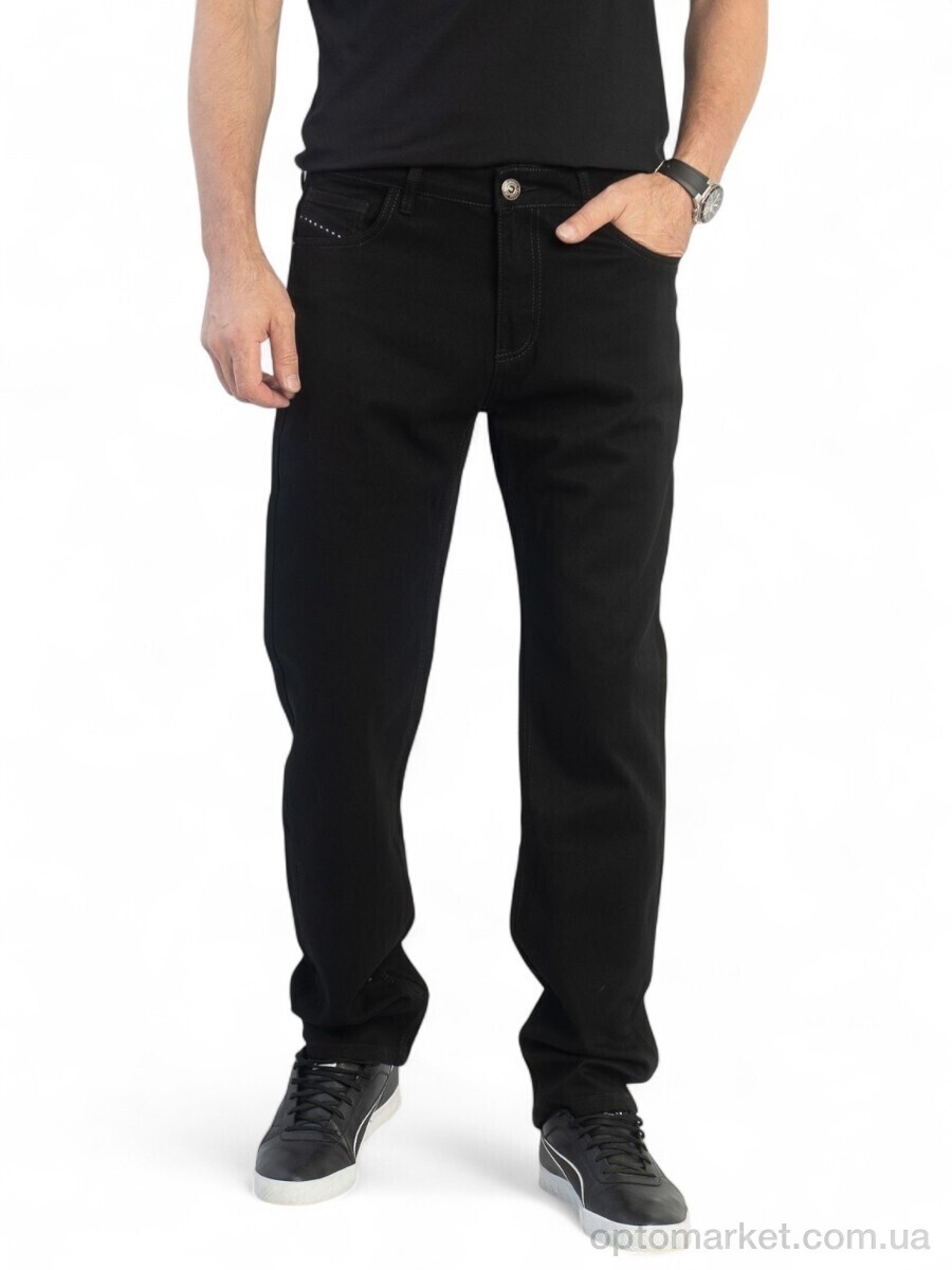 Купить Джинси чоловічі W02 чорний Massmag чорний, фото 1