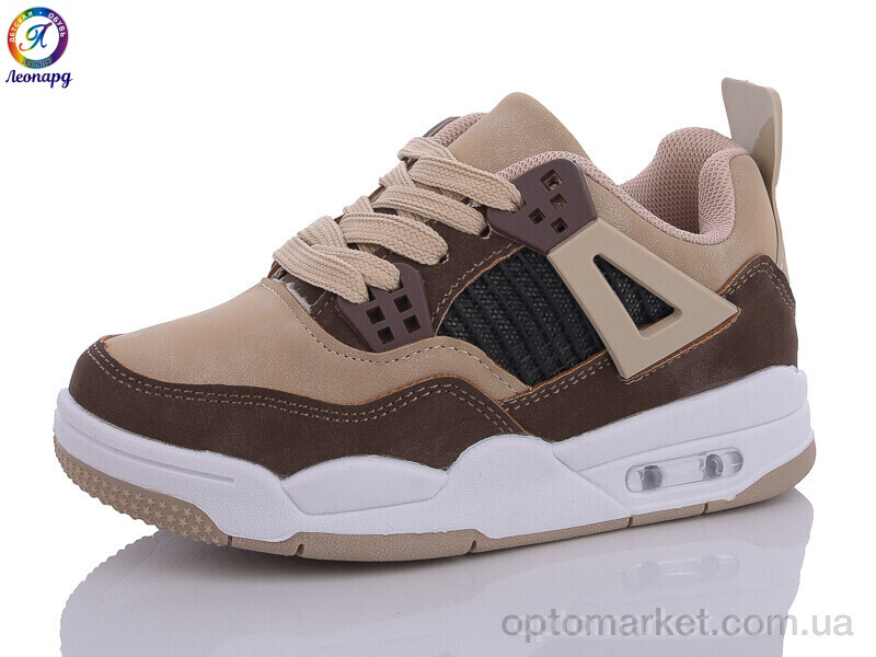 Купить Кросівки дитячі W021-B4 Леопард бежевий, фото 1