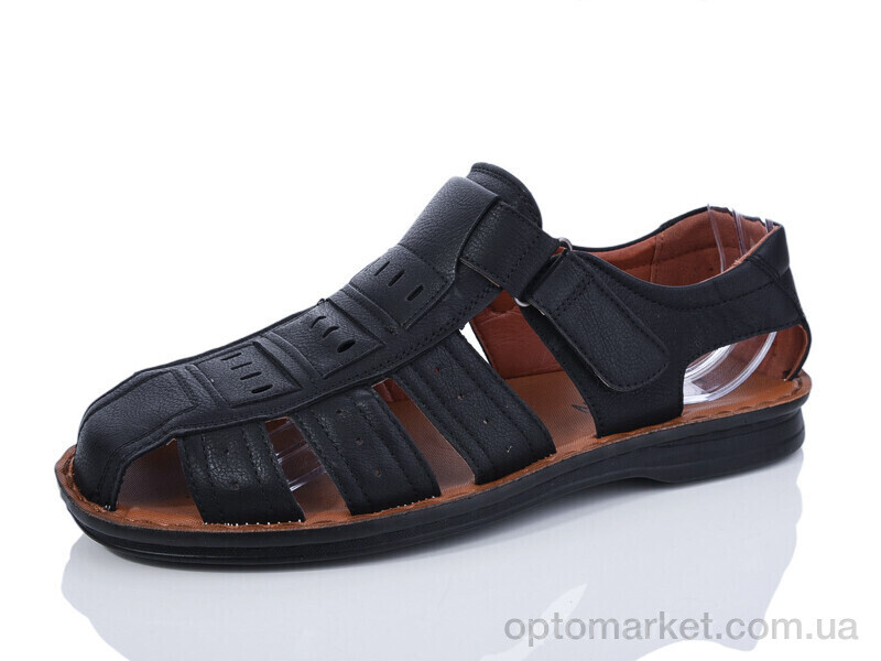 Купить Сандалі чоловічі W03 Maznlon чорний, фото 1