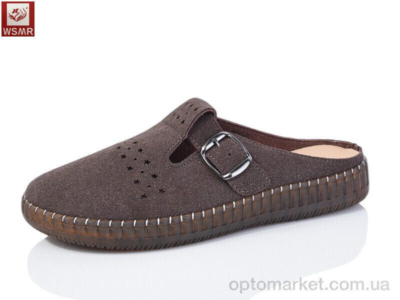 Купить Шльопанці жіночі W05-5 WSMR коричневий, фото 1