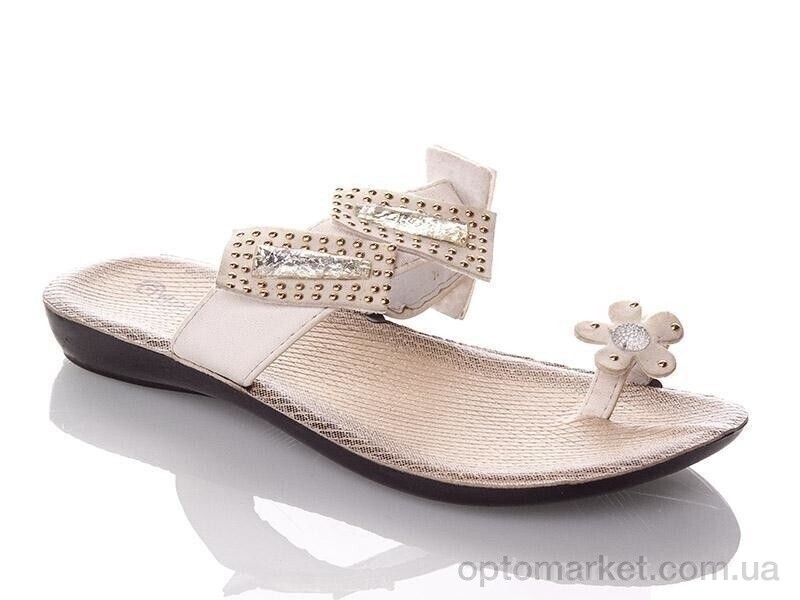 Купить Шльопанці жіночі W07200-white Demur білий, фото 1