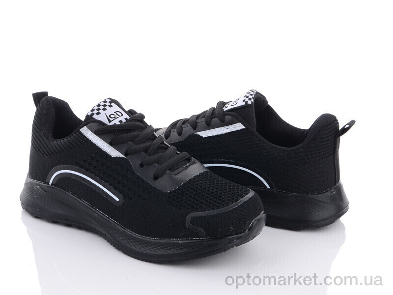 Купить Кросівки жіночі W105-1 LQD чорний, фото 1
