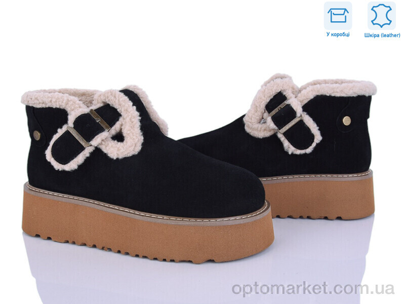 Купить Черевики жіночі W1 Башили чорний, фото 1