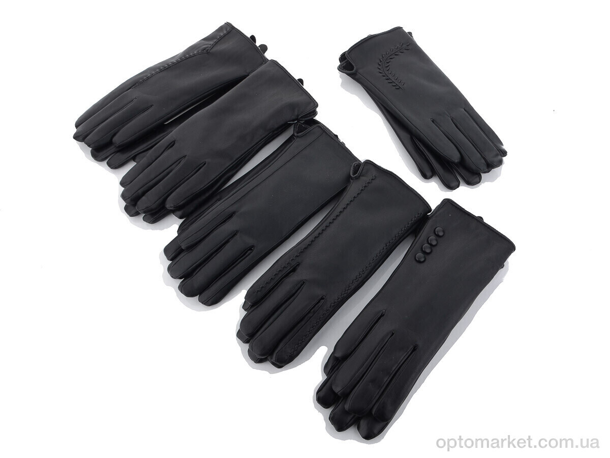 Купить Рукавички жіночі W13 mix Королева чорний, фото 1