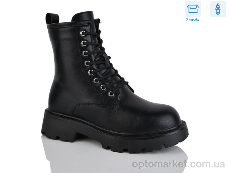 Купить Черевики жіночі W160 Girnaive чорний, фото 1